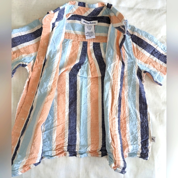 Tommy Bahama Boys Striped Shirt - Picture 3 of 7